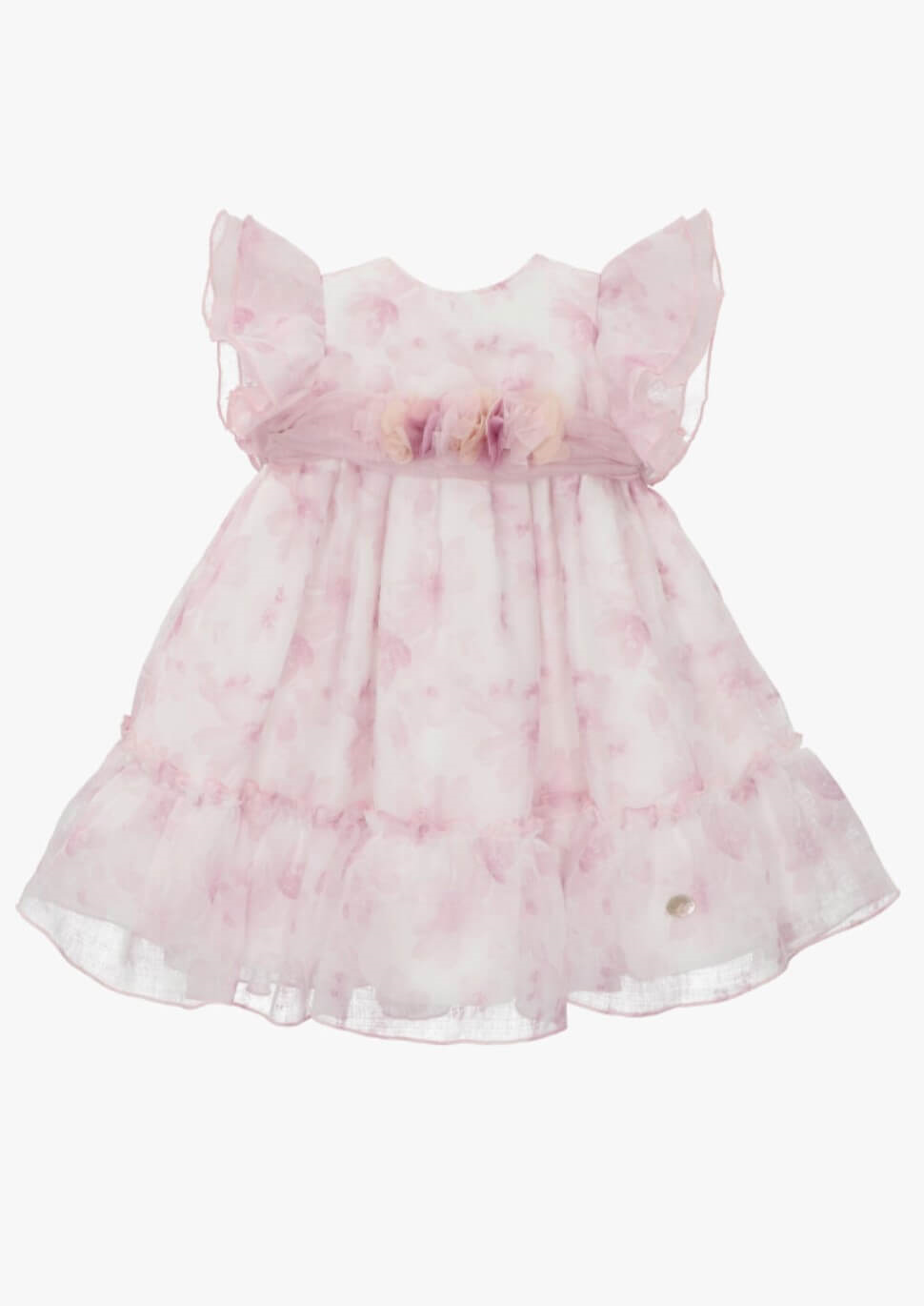 Powder Pink Rose Dress by Spanish Brand Martin Aranda available at tors childrens wear
