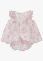 powder pink dress and bloomers set by spanish brand martin aranda get yours now at tors childrens wear