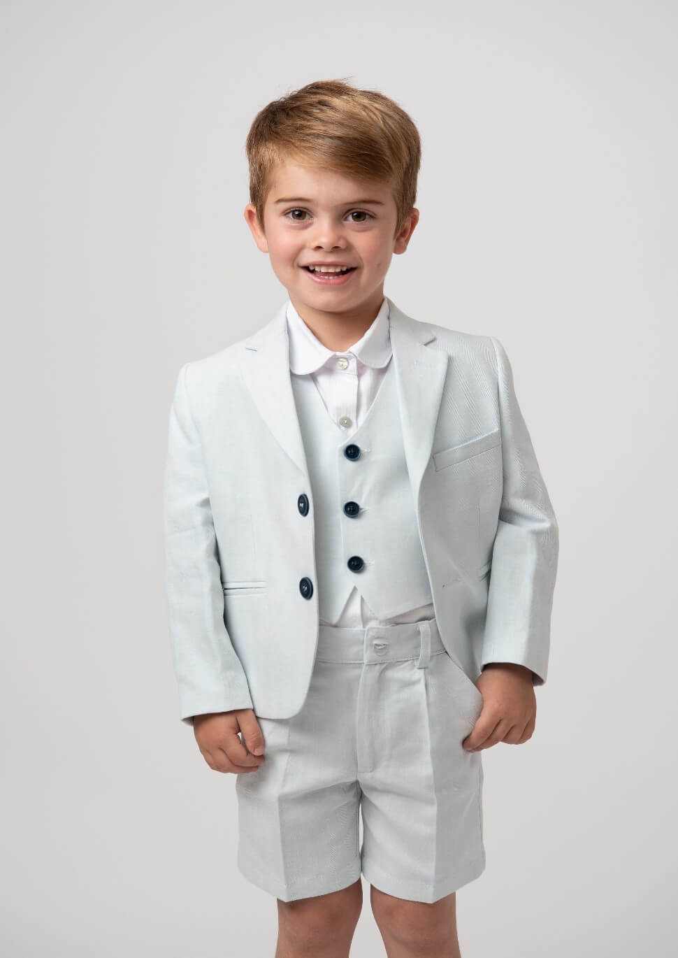 sky linen 3 piece suit from caramelo kids