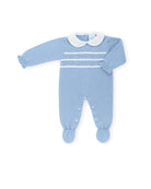 tors childrens wear  "Leo" Sky Knitted Romper