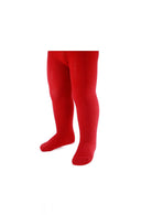 Red Cotton Rich Tights