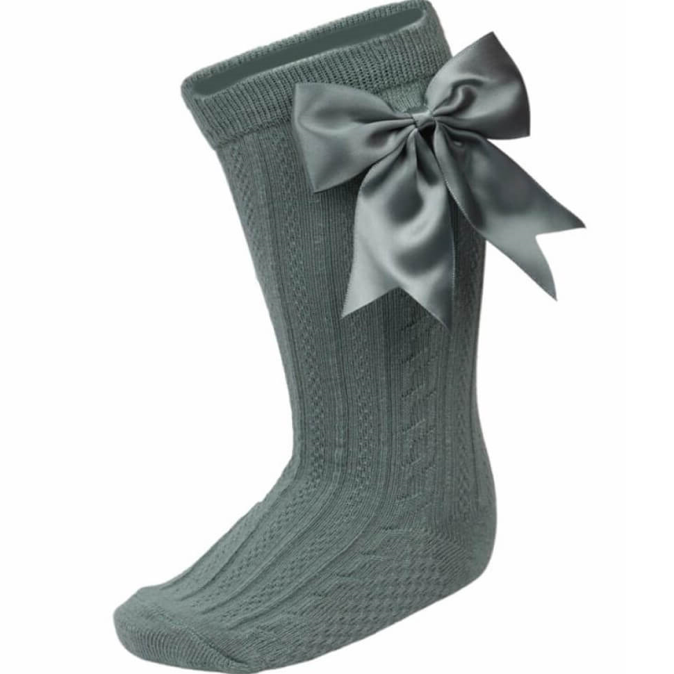 knee high bow socks from tors childrens wear
