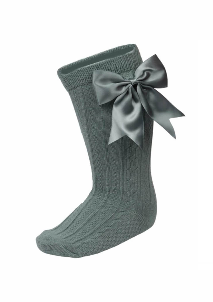 knee high bow socks from tors childrens wear