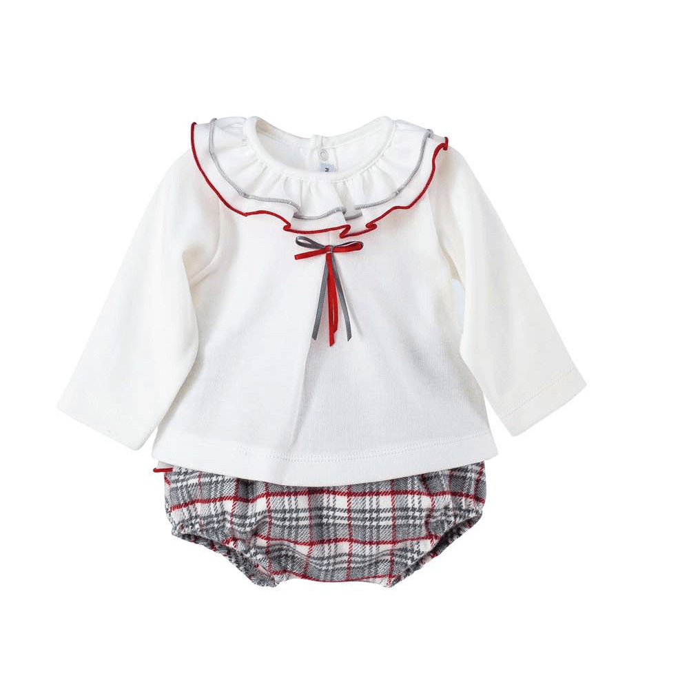 tartan jam pants set